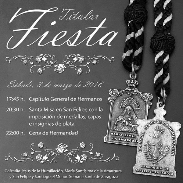 Fiesta Titular de la Cofradía de Jesús de la Humillación