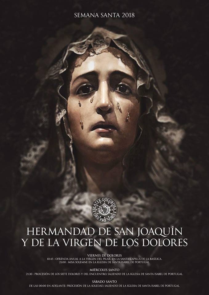 Cartel de la Dolorosa para la Semana Santa 2018